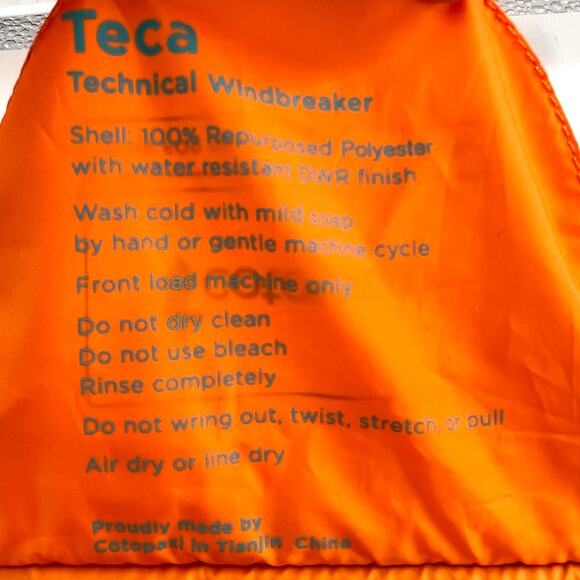 Cotopaxi Teva Technical Windbreaker 1/2 Zip Pull Over Jacket SZ Men’s XL Neon - Picture 6 of 7